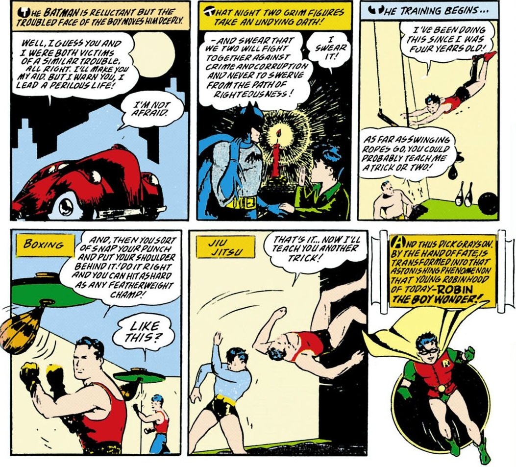 DC Histories: Dick Grayson (Robin I / Nightwing II / Batman III)