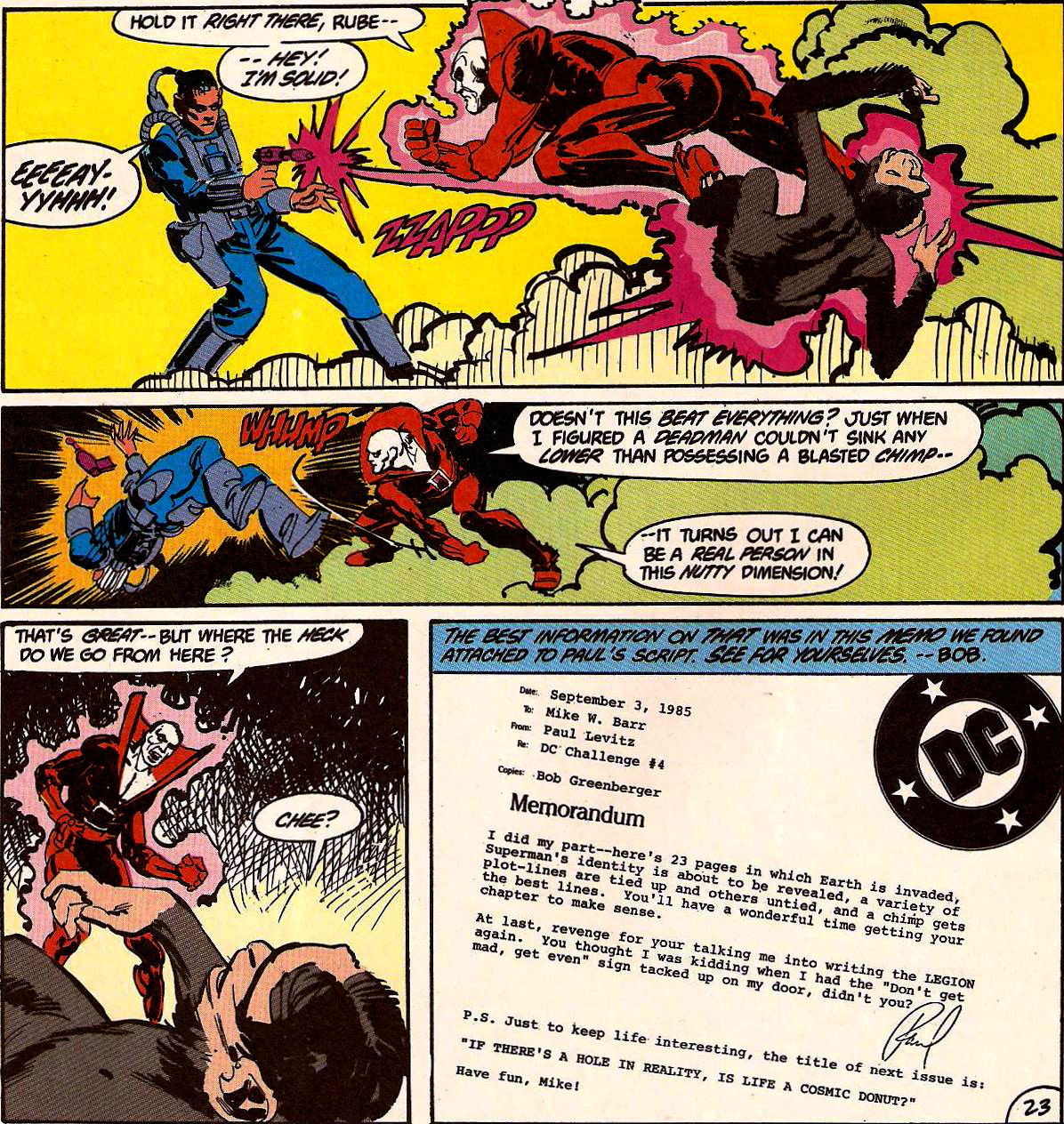 From DC Challenge #4 (1986)